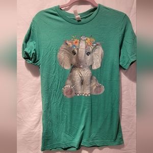 ⭐️ 2/$10 ⭐️ Green Elephant 🐘 Shirt